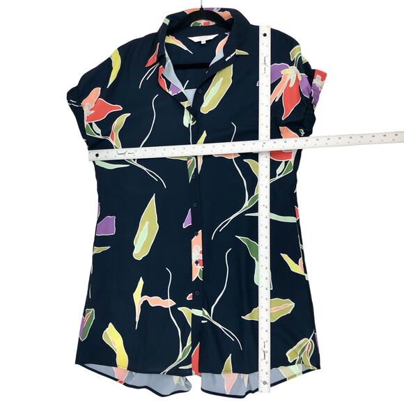 CROSBY by Mollie Burch Blue Buttoned Mini Dress - Picture 9 of 11